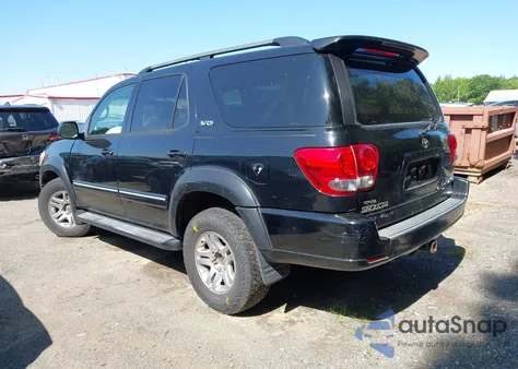 2005 Toyota Sequoia Sr5 V8 z USA, uszkodzony, nr VIN 5TDBT44A25S244540